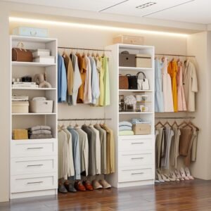 Closet System with 6 Drawers, 5-14F...