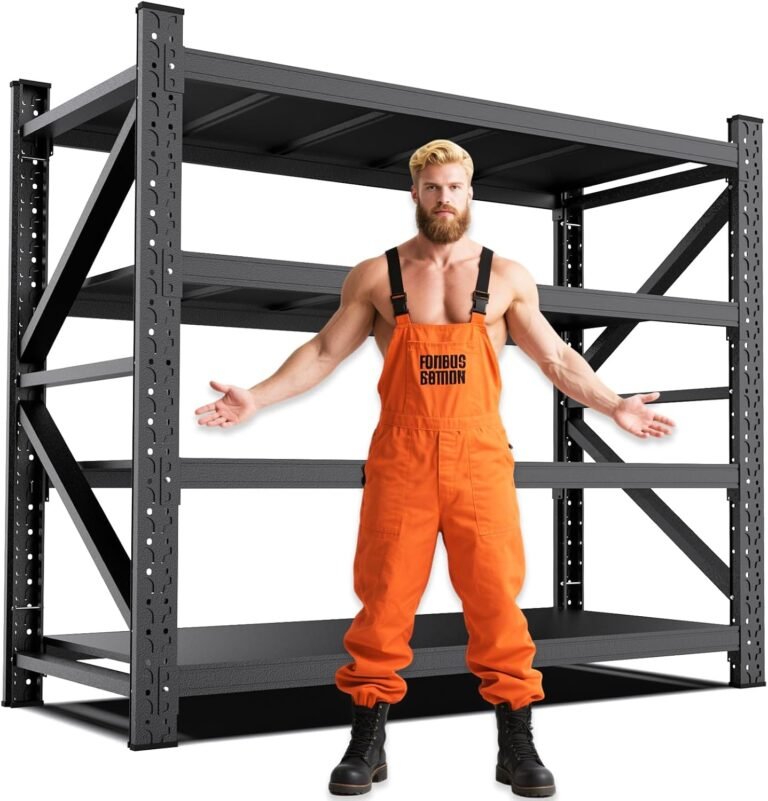 Garage Shelving Heavy Duty, Metal Garage Shelves, 7000LBS Storage Shelves