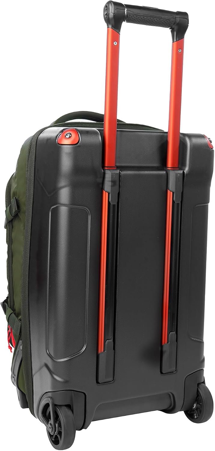 Eddie Bauer Expedition Rolling Duffel Bag with Wheels - Dark Thyme, 22" - Image 5