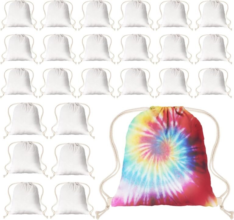 24pcs Drawstring Backpack Sublimation Blanks