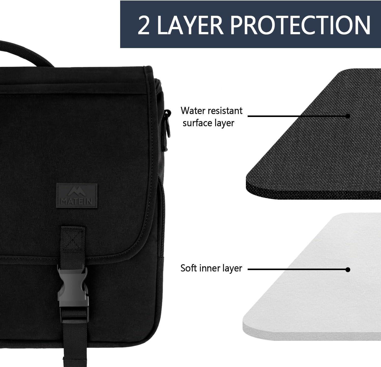 MATEIN Messenger Bag for Men, School Bag Men's Laptop Briefcases for Work - Image 8