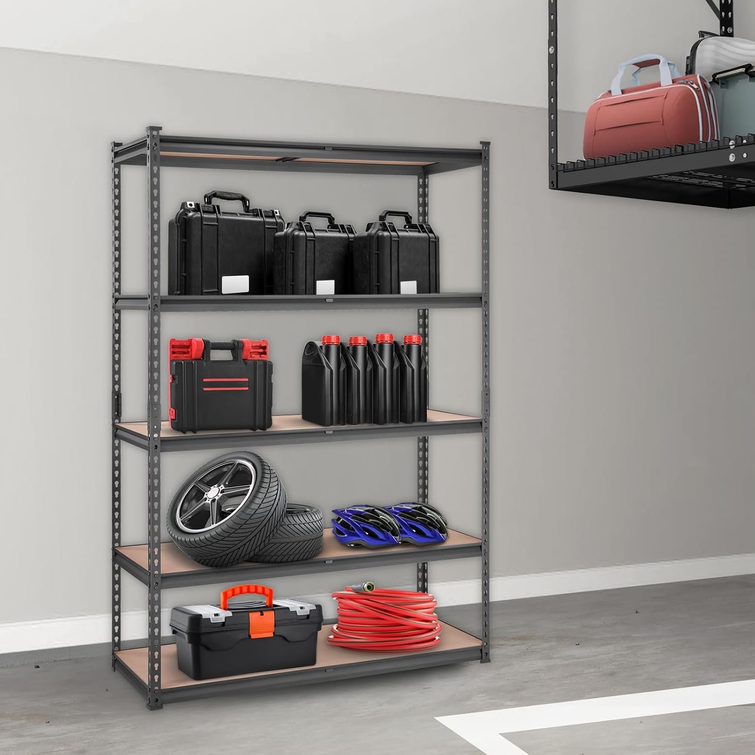 VEVOR Storage Shelves 5-Tier Adjustable 2000 lbs 48"x18"x72" Shelving Unit - Image 2