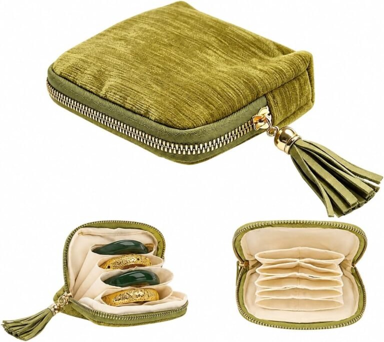 Jewelry Organizer Case, Travel Jewelry Pouch Small Jewelry Travel Case