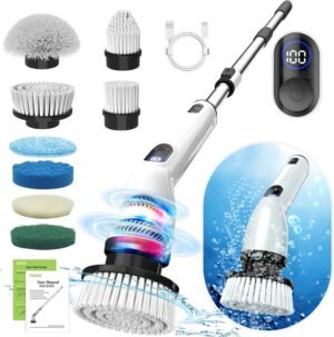 TUYU Electric Spin Scrubber,8 Repla...