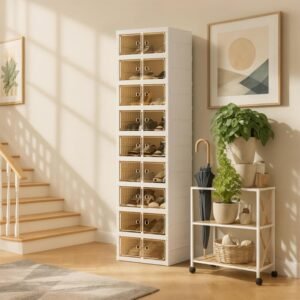 Foldable Shoe Organizer Storage Box...