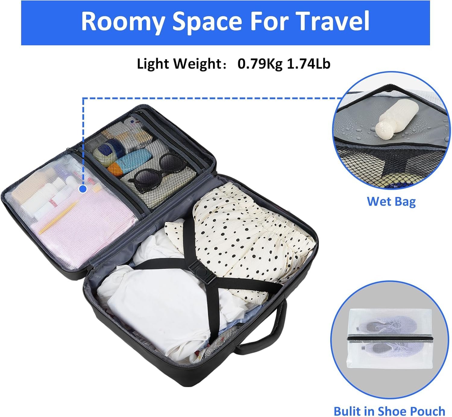 Taygeer Travel Laptop Backpack for Men, Airplane Approved Travel Backpack - Image 4