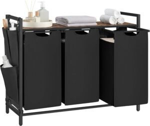 VASAGLE Laundry Hamper with Shelf, ...