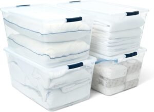 Rubbermaid Cleverstore 95 Qt Clear ...