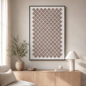 SAFERRYHOME Neutral Abstract Hand P...