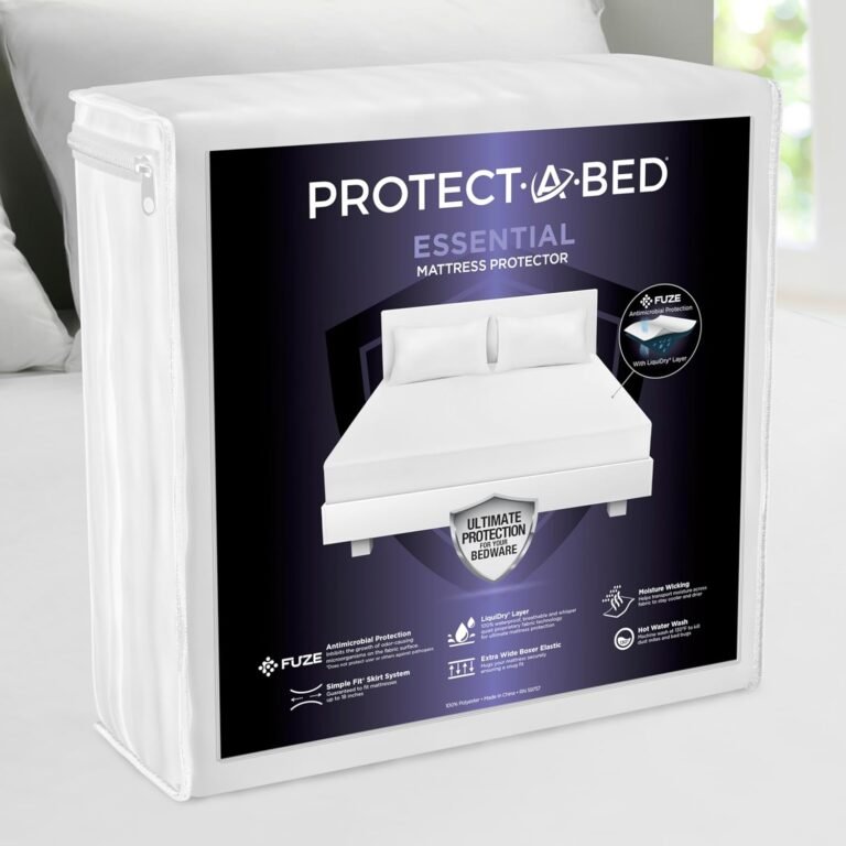 Protect-A-Bed Essential Waterproof Mattress Protector, Queen