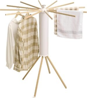 JOOM Four Legs Clothes Drying Rack,...