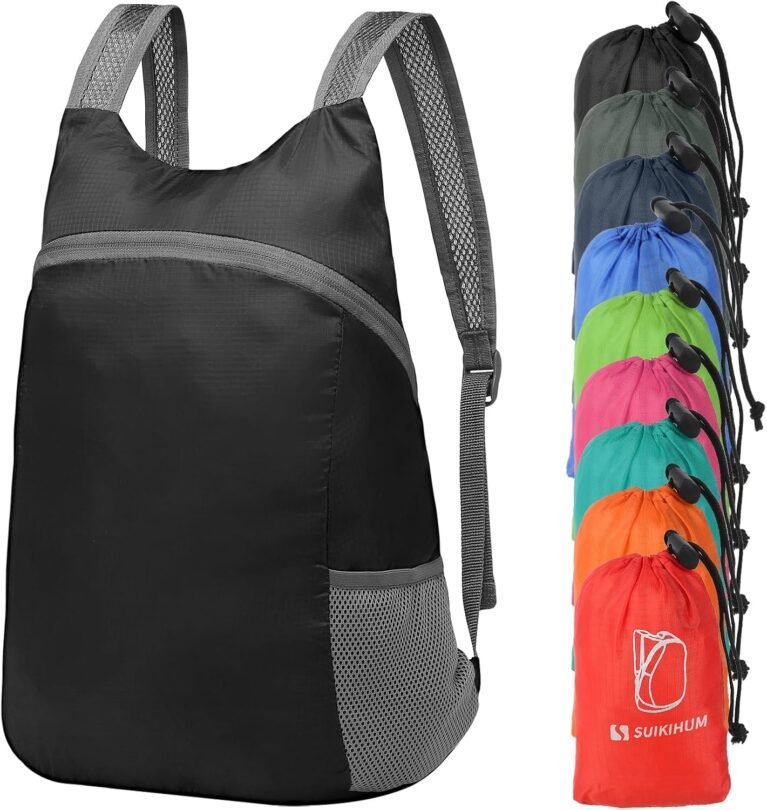 Ultra Lightweight Hiking-Daypack,Foldable Travel Packable Backpack