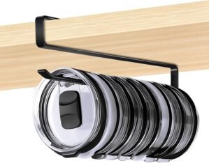 Tumbler Lid Organizer for Cabinet &...