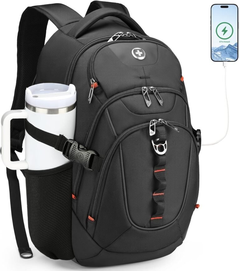 Swissdigital Design Laptop Backpack for Men with USB Charging Port SD803-01