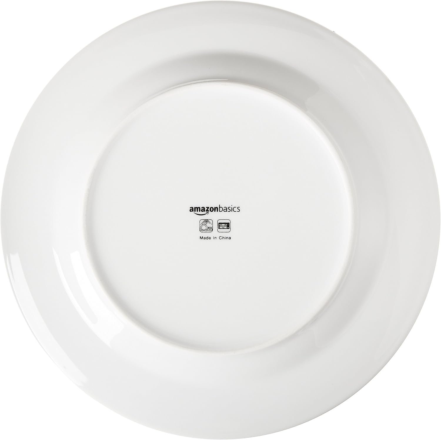 Amazon Basics 16-Piece Porcelain Dinnerware Set, Microwave and Dishwasher Safe, Service for 4, Plates, Bowls and Mugs, White - Image 4