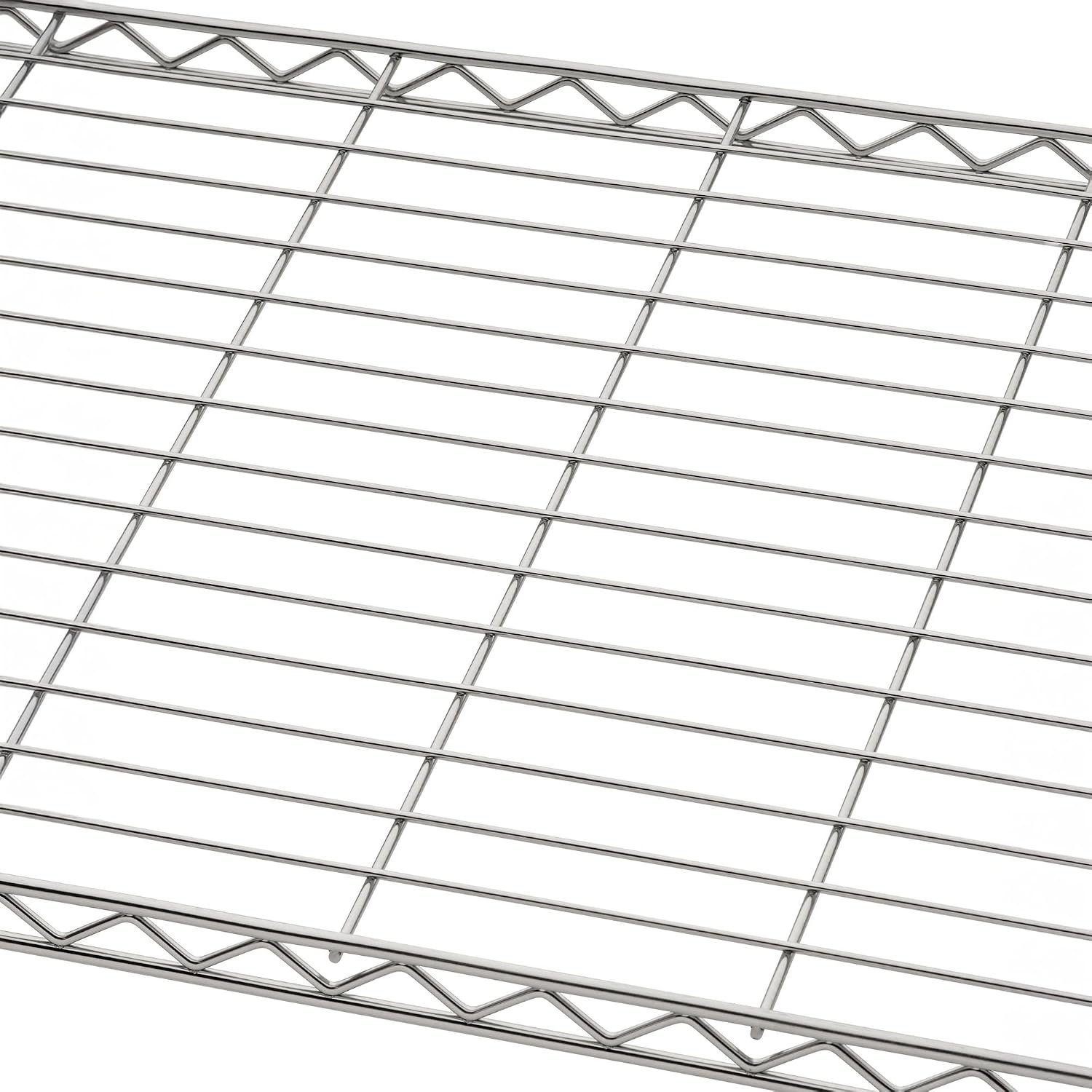 5-Tier Adjustable Wire Shelving with Wheels, Wire Shelf Rack for Kitchen Organization, Garage Storage, 400 to 2000 Pound Capacity, NSF Certified, 36” x 18” x 72”, EcoStorage Chrome - Image 6