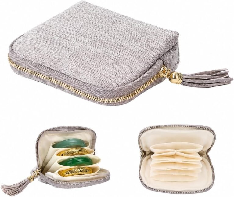 Jewelry Organizer Case, Travel Jewelry Pouch Small Jewelry Travel Case
