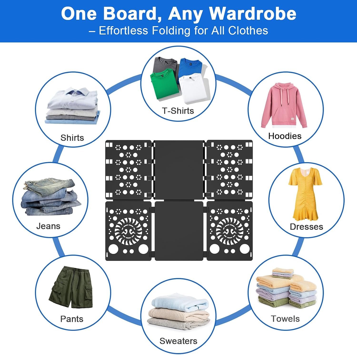 BoxLegend V3 Shirt Folder Board Tshirt Clothes Folding Board Durable Black - Image 7