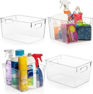 ClearSpace Clear Plastic Storage Bi...