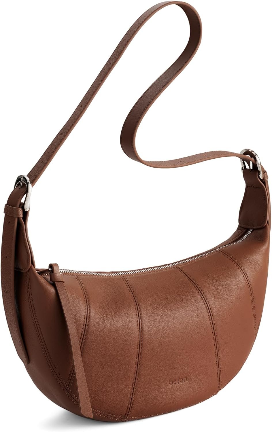 befen Genuine Leather Crossbody Sling Bags for Women with Rfid Blocking Trendy Crescent Purse Cross Body Shoulder Handbags - Image 9