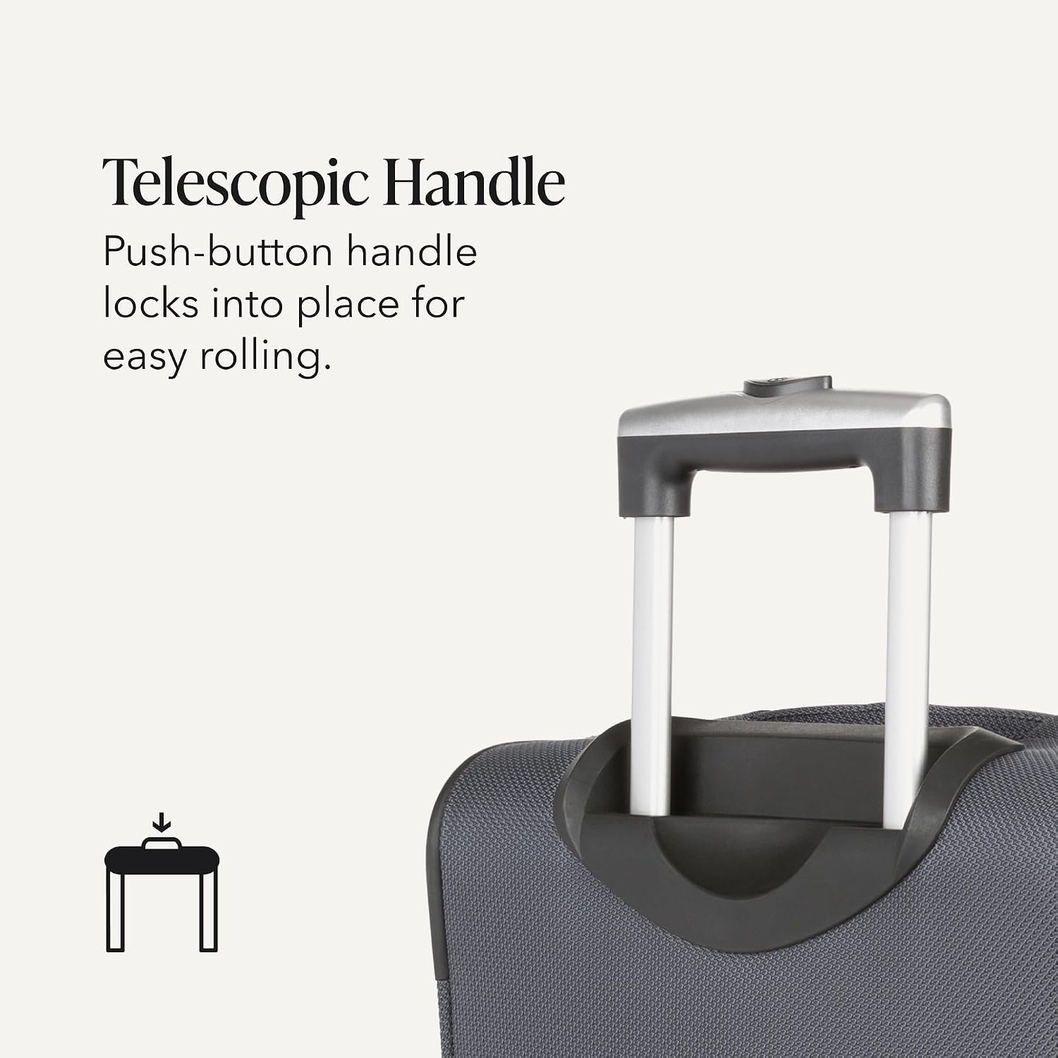 SWISSGEAR Sion Carry-On Spinner Luggage, Softside Expandable, Lightweight Suitcase, Dark Grey, 22.75-Inch - Image 7