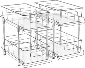 HIHEGD 2-Tier Bathroom Organizer wi...