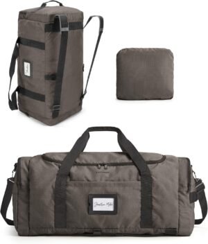 BAGSAMRT 60L Foldable Duffle Bag fo...