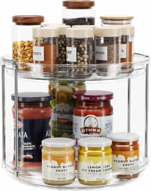 LAMU 2 Tier Lazy Susan Turntable Or...