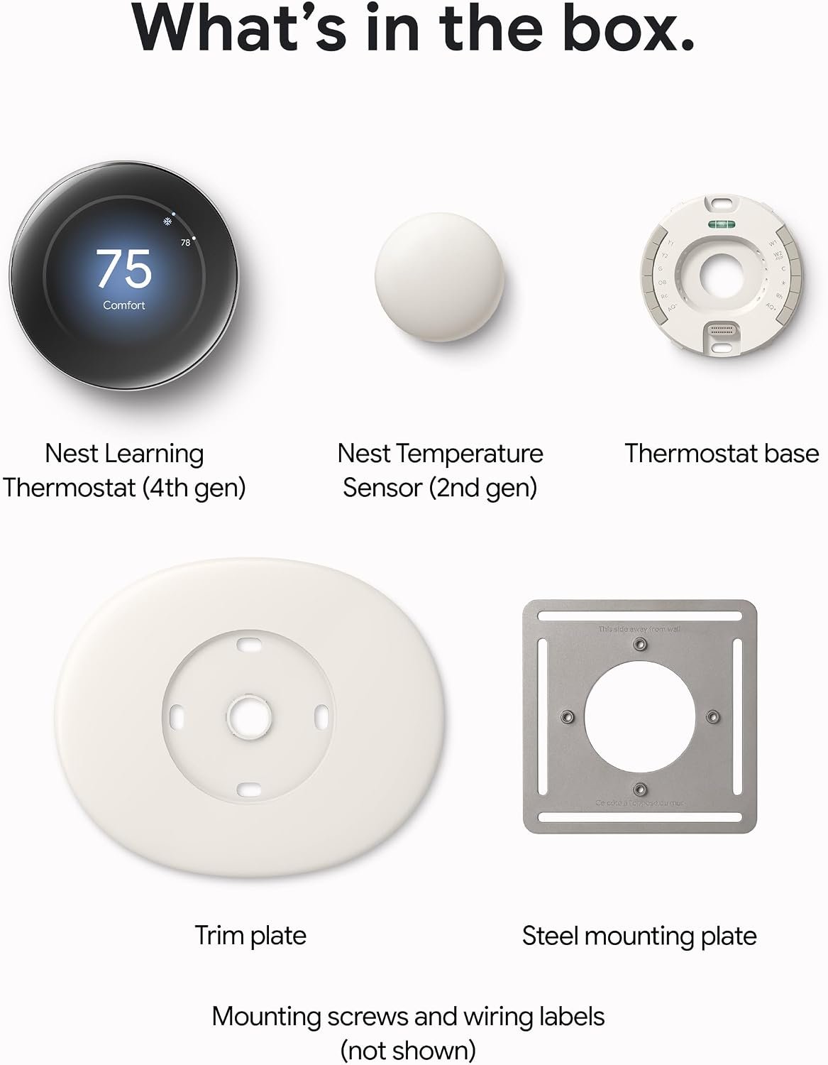 Google Nest Learning Thermostat (4th gen) + Nest Temperature Sensor (2nd gen) - Obsidian - Image 13