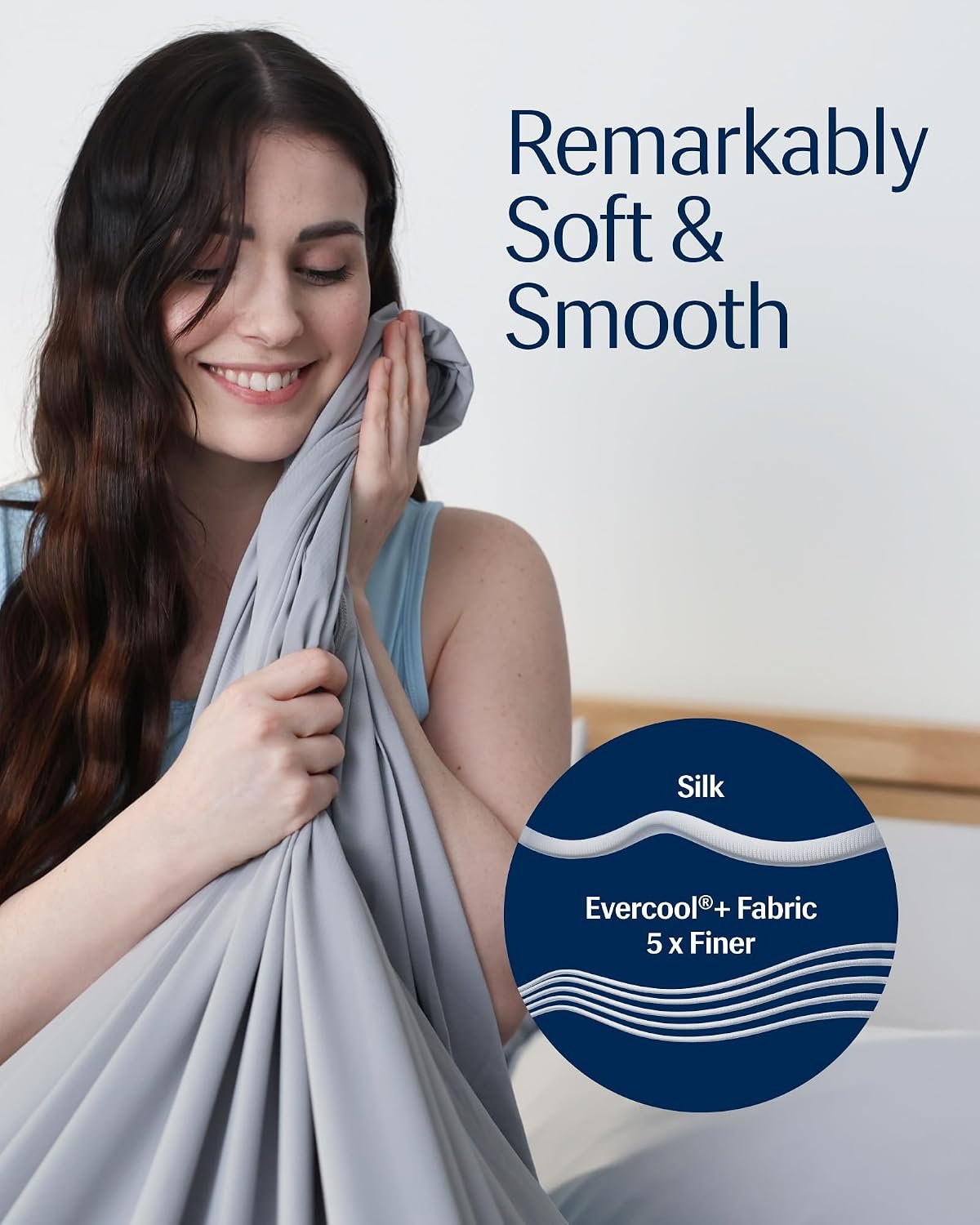 REST® Evercool® + Cooling Sheet Set for Hot Sleepers, Queen - Image 6