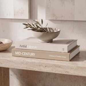Aesthetic Decorative Books Set of 2...