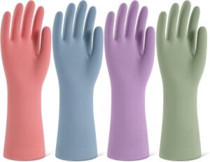 Rubber Cleaning Gloves for Dishwash...