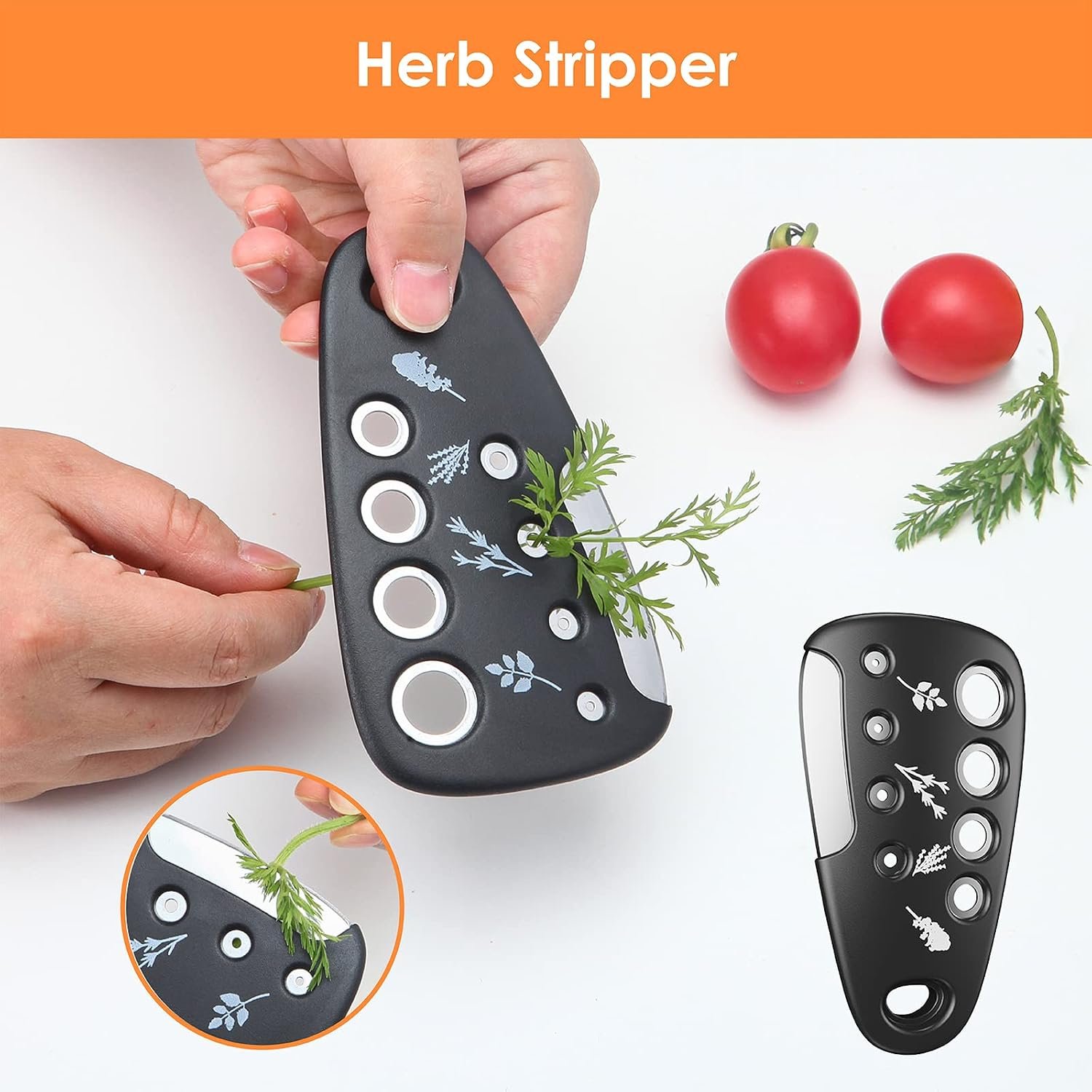 Pisol Kitchen Unique Gadgets Set 6 Pieces, Space Saving, Cheese Grater, Bottle Opener, Fruit Vegetable Peeler, Pizza Cutter, Garlic Ginger Grinder, Herb Stripper Gift Set - Image 7