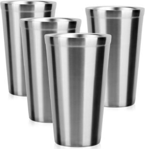 Beasea Stainless Steel Cups 16 oz, ...