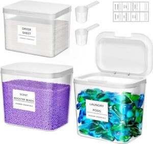 Lifewit Laundry Pods Container with...