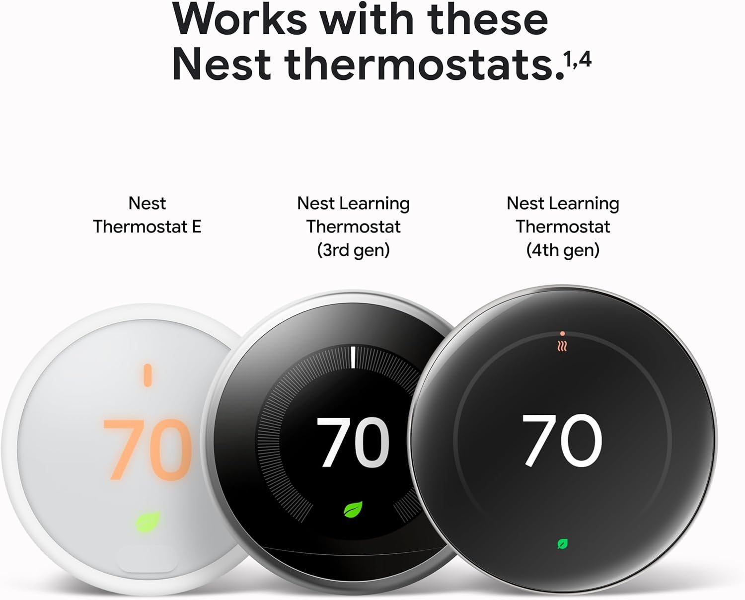 Google Nest Temperature Sensor (2nd Gen) - Room Comfort Sensor with Scheduling - Works with The Nest Learning Thermostat (3rd and 4th Gen) and Nest Thermostat E - Porcelain, White - Image 6