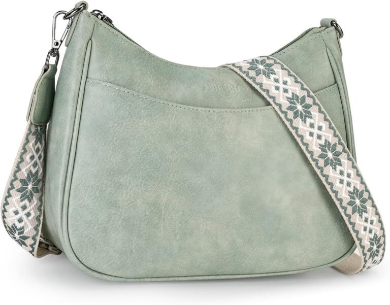 APHISON Trendy Leather Crossbody Purse, Women's Shoulder Handbag