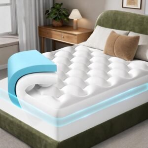 OhGeni Cooling 4 lnch Queen Size Du...