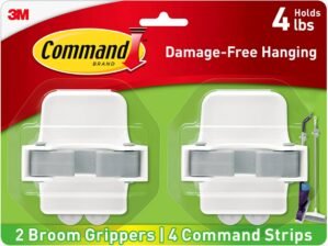 Command Large White Broom Grippers,...