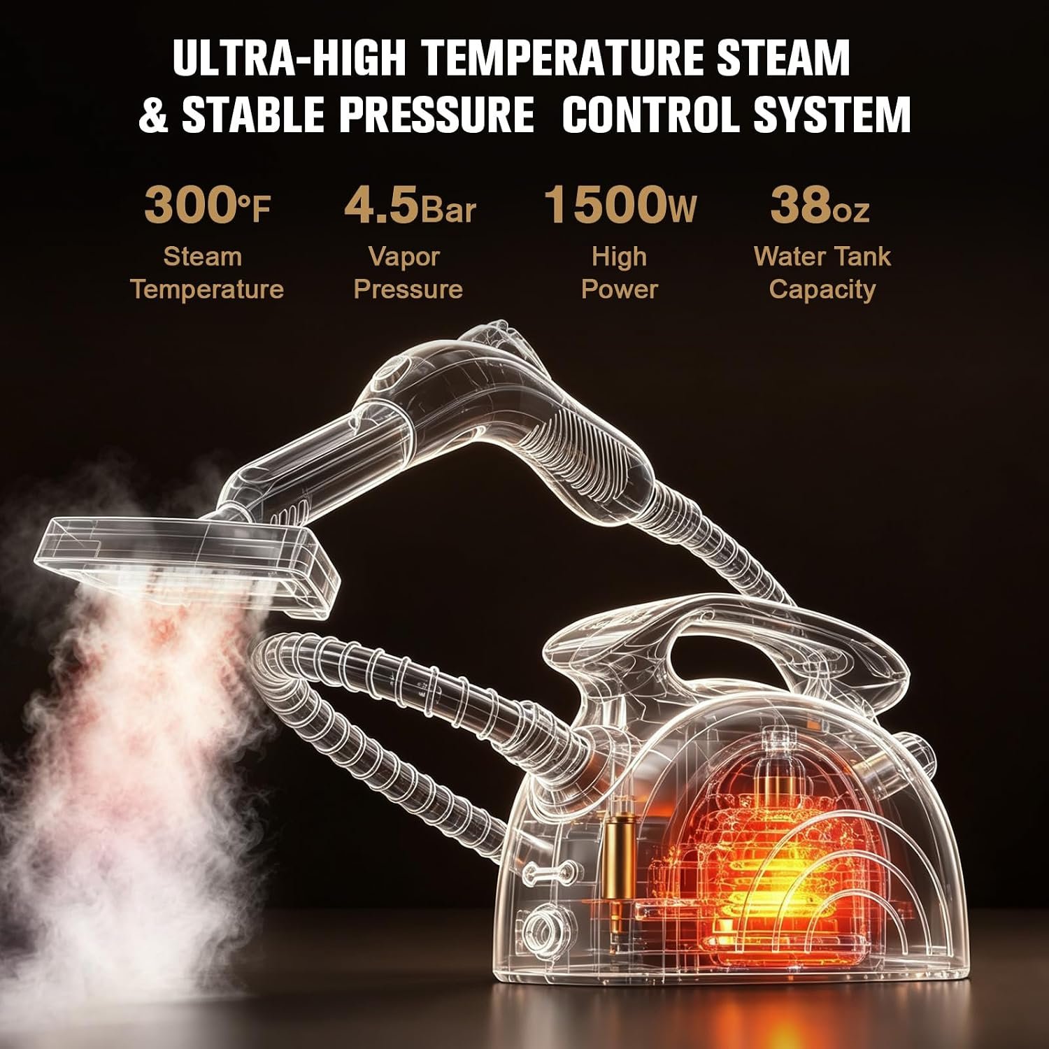 Waitbird 4.5 Bar 300°F Steam Cleaner for Bathroom, Kitchen, Floor & Grout - Image 3
