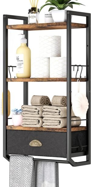 Bathroom Storage Organizer Wall Mou...