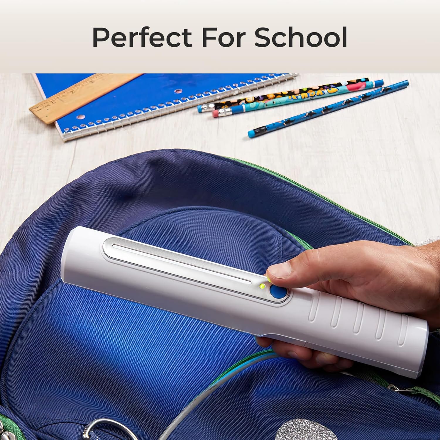 UV Sanitizer Wand - Portable UV Light Sanitizer for Room and Travel - 99.99% Ultraviolet Sanitizing Light, Handheld UV Sanitizing Lamp - Image 5