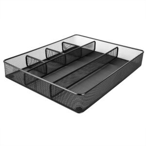 Amazon Basics Metal Mesh Desk Organ...