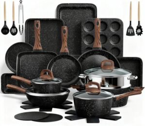 Pots and Pans Set Non Stick, 31 Pie...