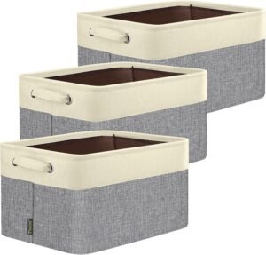 BALEINE 3 Pack Fabric Closet Storag...