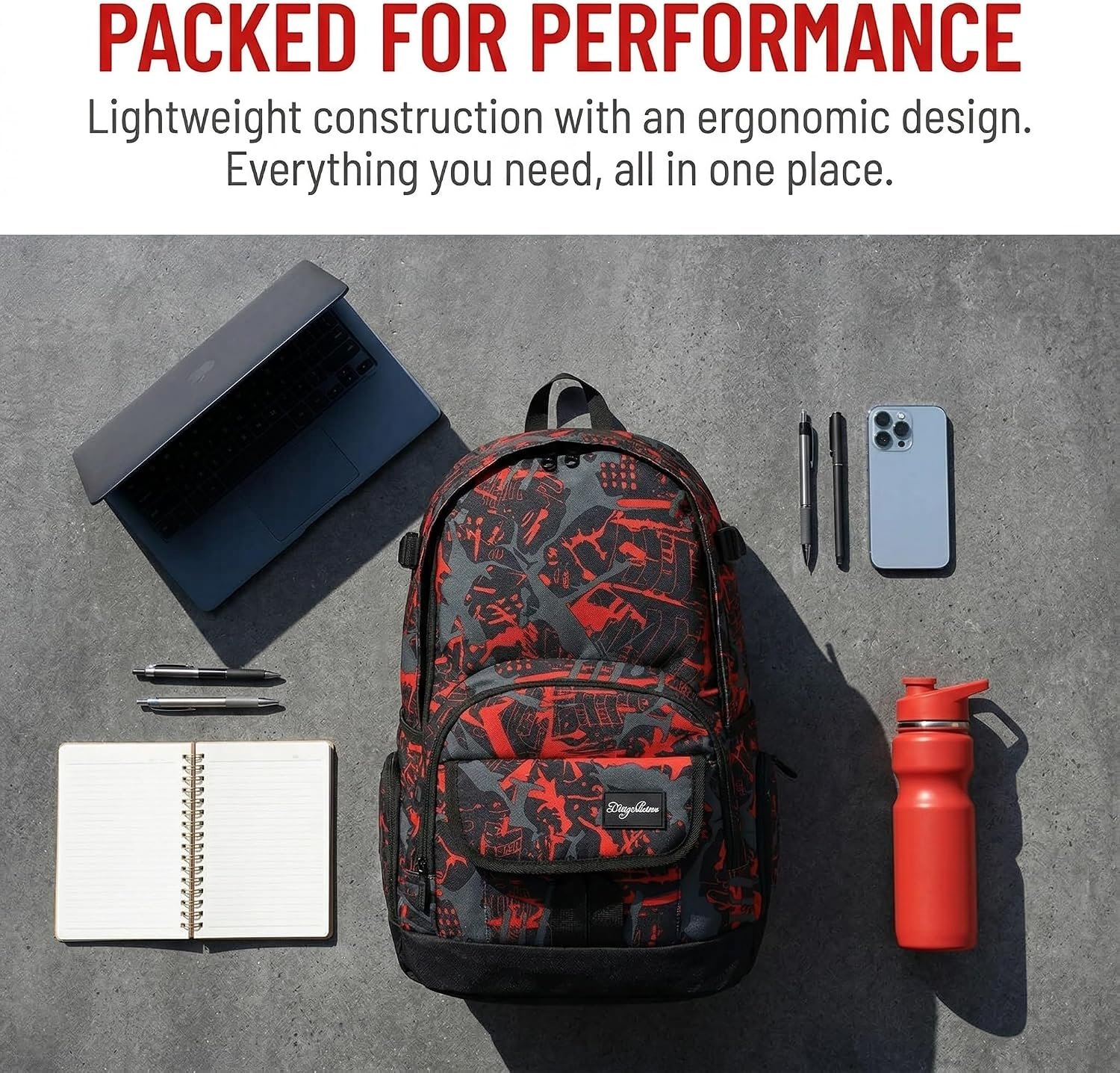 rickyh style School Backpack Travel Bag for Men & Women Lightweight College - Image 5