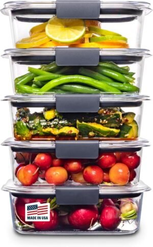 Rubbermaid Brilliance Tritan Plasti...