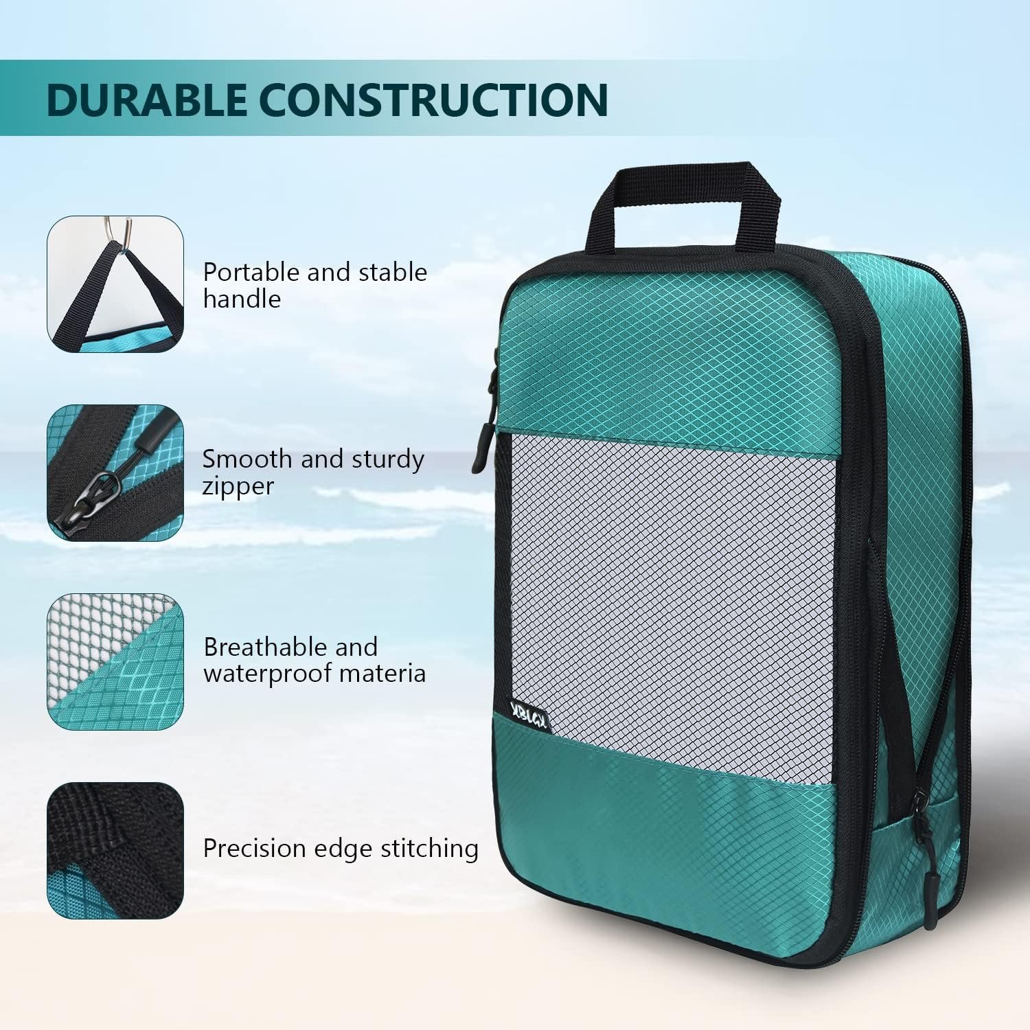 Compression Packing Cubes for Suitcases,5 Set Travel Essentials, Lightweight Luggage Organizer Bags, Travel Cubes for Carry on - Image 2