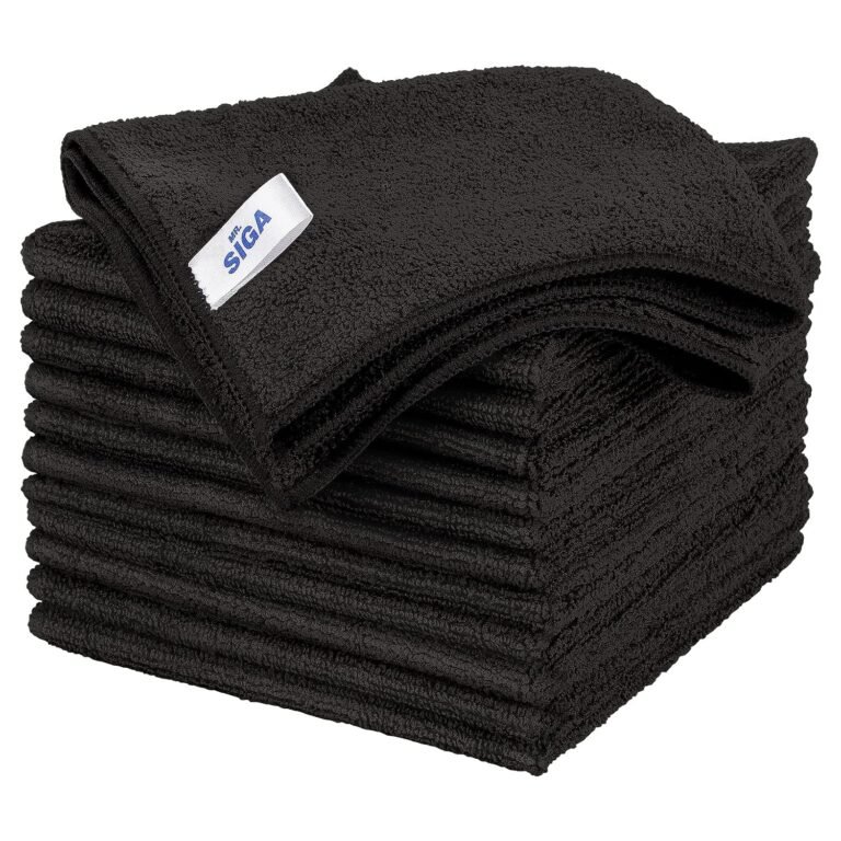 MR.SIGA Microfiber Cleaning Cloths, Streak Free Microfiber Towels, 12 Pack