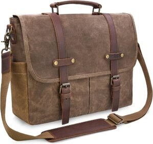 NEWHEY Mens Messenger Bag 15.6 Inch...